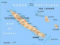 Carte de la Nlle Calédonie